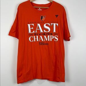 Fanatics Men’s XL Orange East Division Champs T-Shirt Baltimore Orioles 2023 MLB